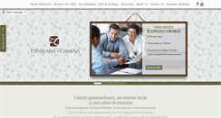 Desktop Screenshot of funerariacoamena.com
